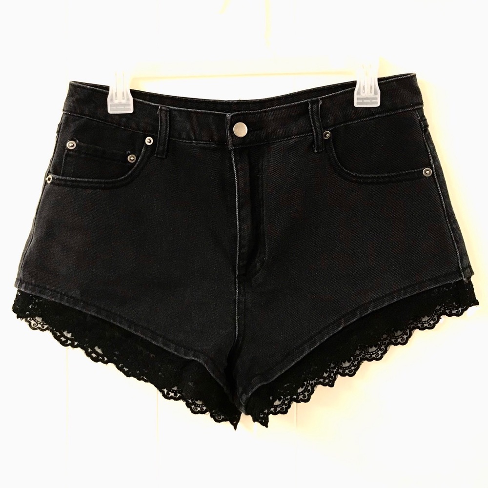Forever 21 Black High Rise Shorts